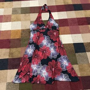 Women’s Speechless Size Large Red & Black Backless Sundress.
